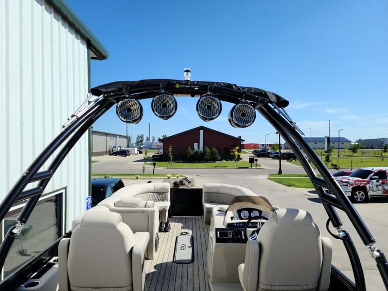 Harris Pontoon Boat Audio Upgrade for Fargo Client